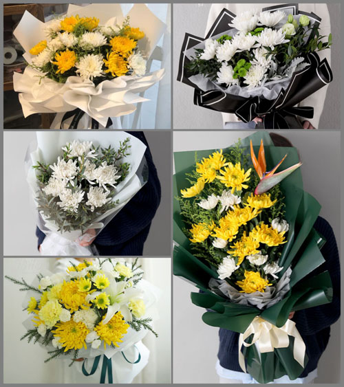 广东清远市佛冈县石角镇龙塘村白事花束代送